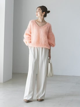 「シャーベットカラー」｜Rinaさん（レディース・164cm）の秋コーディネート