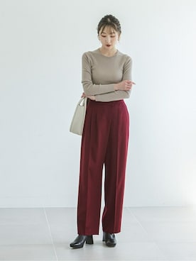 Rinaさん（レディース・164cm）の秋コーディネート