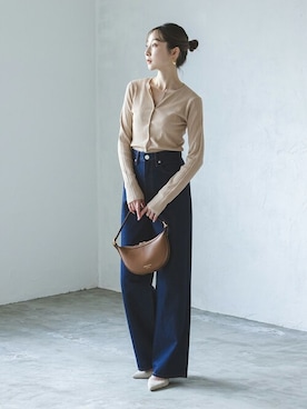 Rinaさん（レディース・164cm）の冬コーディネート