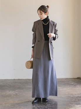 Rinaさん(レディース・164cm)の冬コーディネート