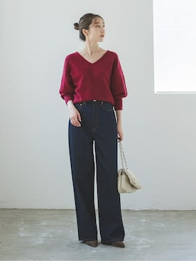 Rinaさん（レディース・164cm）の冬コーディネート