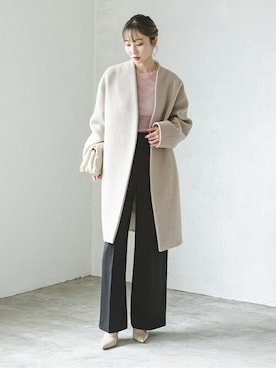 Rinaさん（レディース・164cm）の冬コーディネート