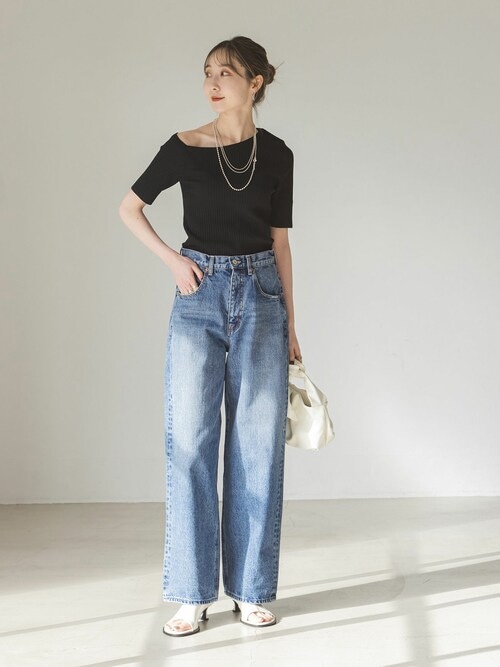 NOBLE（ノーブル）【UCALYPT】メタルパーツロングネックレス WEB限定