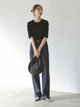 Rinaさん（レディース・164cm）の冬コーディネート