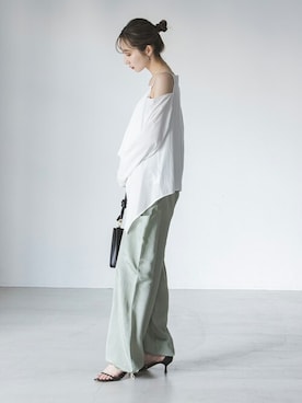 「gren by M（グリンバイエム）のアイテム」を使った、Rinaさん（レディース・164cm）の冬コーディネート