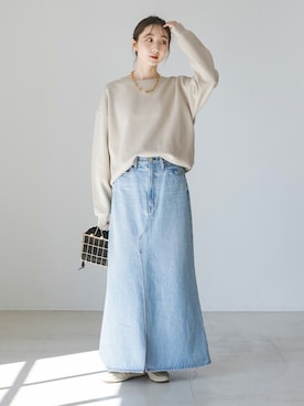 Rinaさん（レディース・164cm）の冬コーディネート