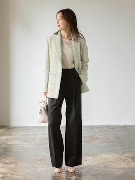 Rinaさん（レディース・164cm）の冬コーディネート