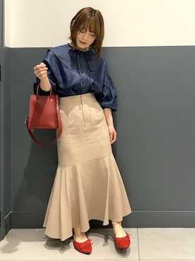 a.v.v本社スタッフさん（レディース・152cm）の春コーディネート