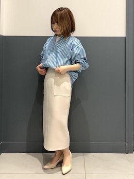 a.v.v本社スタッフさん（レディース・152cm）の春コーディネート