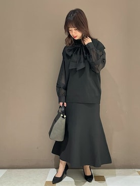 a.v.v本社スタッフさん（レディース・156cm）の秋コーディネート