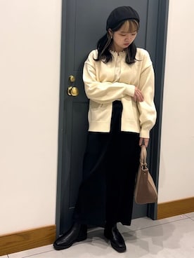 a.v.v本社スタッフさん（レディース・150cm）の冬コーディネート