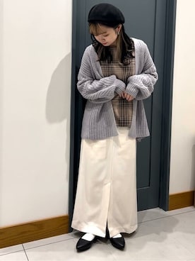 a.v.v本社スタッフさん（レディース・150cm）の冬コーディネート