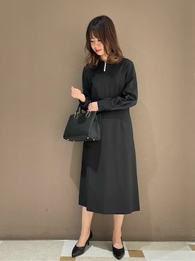 a.v.v本社スタッフさん（レディース・156cm）の冬コーディネート