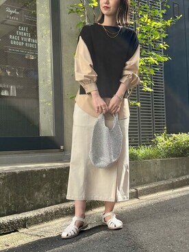 a.v.v本社スタッフさん(レディース・160cm)の春コーディネート