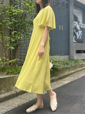 a.v.v本社スタッフさん（レディース・168cm）の夏コーディネート