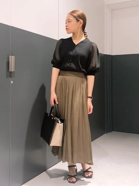 a.v.v本社スタッフさん（レディース・150cm）の夏コーディネート
