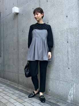 a.v.v本社スタッフさん（レディース・168cm）の秋コーディネート