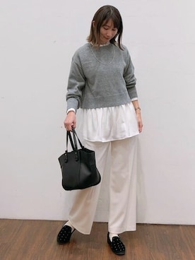 a.v.v本社スタッフさん（レディース・163cm）の冬コーディネート