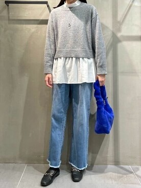 a.v.v本社スタッフさん（レディース・170cm）の冬コーディネート