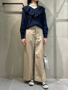 a.v.v本社スタッフさん(レディース・170cm)の冬コーディネート