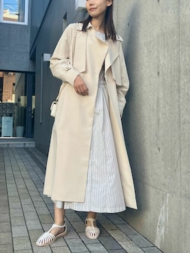 「a.v.v（アーヴェヴェ）のアイテム（ジャケット/アウター）」を使った、a.v.v本社スタッフさん（レディース・160cm）の春コーディネート