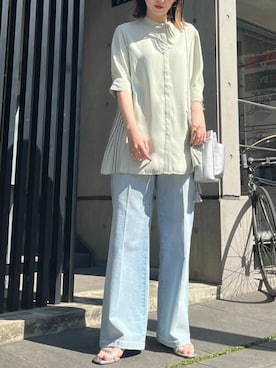 a.v.v本社スタッフさん（レディース・160cm）の春コーディネート