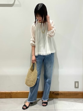 a.v.v本社スタッフさん（レディース・156cm）の春コーディネート