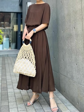 a.v.v本社スタッフさん（レディース・160cm）の夏コーディネート