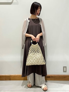 a.v.v本社スタッフさん（レディース・160cm）の夏コーディネート