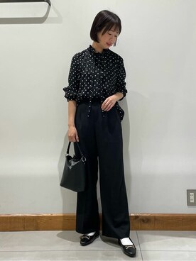 a.v.v本社スタッフさん（レディース・156cm）の秋コーディネート