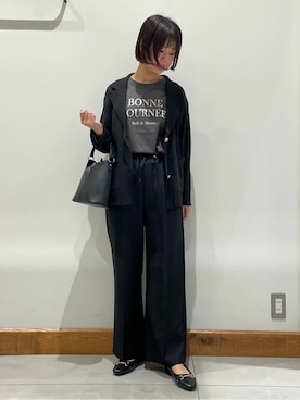 a.v.v本社スタッフさん（レディース・156cm）の秋コーディネート