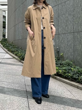 「a.v.v（アーヴェヴェ）のアイテム（ジャケット/アウター）」を使った、a.v.v本社スタッフさん（レディース・160cm）の秋コーディネート