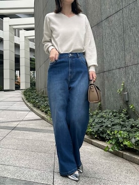 「a.v.v（アーヴェヴェ）のアイテム」を使った、a.v.v本社スタッフさん（レディース・160cm）の秋コーディネート