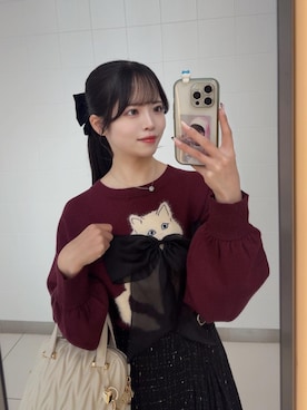 「ホリデー」｜sayoさん（レディース・155cm）の冬コーディネート