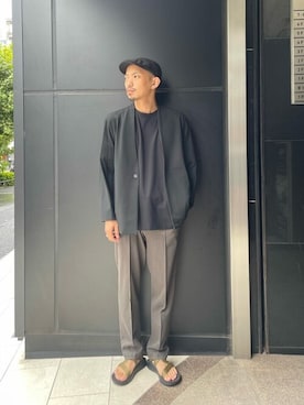 「UNITED TOKYO（ユナイテッドトウキョウ）のアイテム（その他アウター）」を使った、すぐるさん（メンズ・170cm）の秋コーディネート