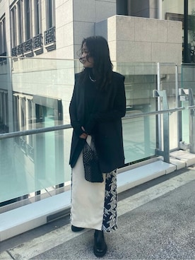 「PUBLIC TOKYO（パブリックトウキョウ）のアイテム（その他アウター）」を使った、Yoshida Minami さん（レディース・160cm）の春コーディネート