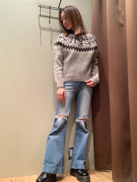 kanaさん（レディース・172cm）の冬コーディネート