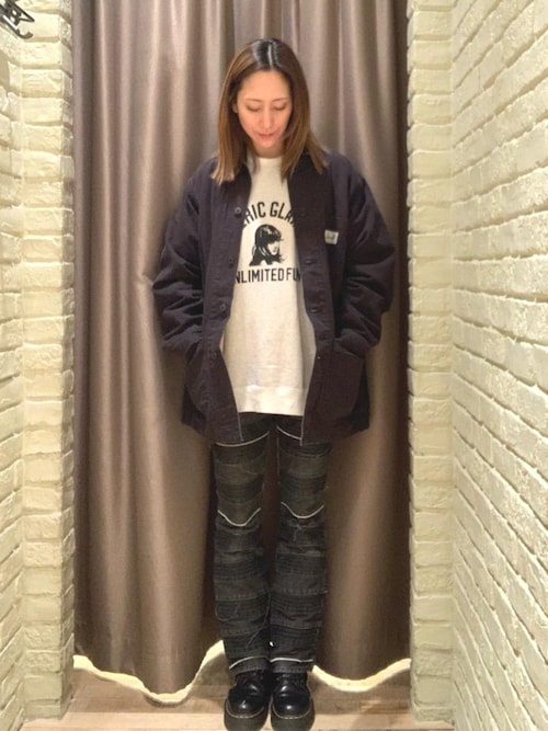 裏ボアカバーオールジャケット（ブルゾン）｜HYSTERIC GLAMOUR