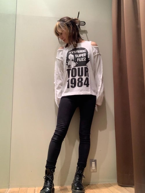 ☆HYSTERIC GLAMOUR☆ TOUR 1984 プルオーバー シャツ ☆HYSTERIC GLAMOUR☆ TOUR 1984 プルオーバー シャツ (HYSTERIC
