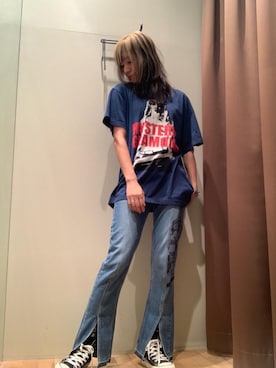 「HYSTERIC GLAMOUR」｜kanaさん（レディース・172cm）の夏コーディネート
