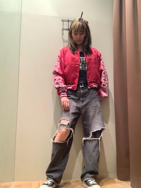 「HYSTERIC GLAMOUR（ヒステリックグラマー）のアイテム」を使った、kanaさん（レディース・172cm）の夏コーディネート