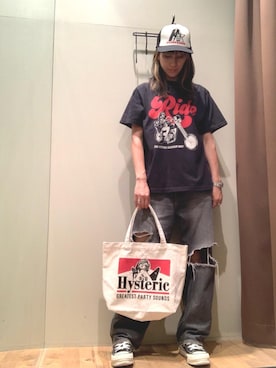 「アイテム（帽子）」を使った、kanaさん（レディース・172cm）の夏コーディネート