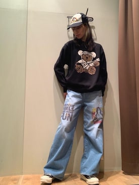 「アイテム（帽子）」を使った、kanaさん（レディース・172cm）の夏コーディネート