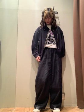「アイテム（その他アウター）」を使った、kanaさん（レディース・172cm）の秋コーディネート