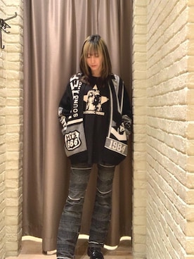 「アイテム（ジャケット/アウター）」を使った、kanaさん（レディース・172cm）の秋コーディネート