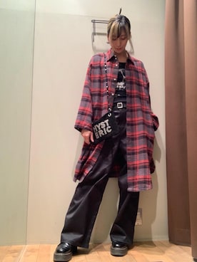 「アイテム（ワンピース/ドレス）」を使った、kanaさん（レディース・172cm）の秋コーディネート