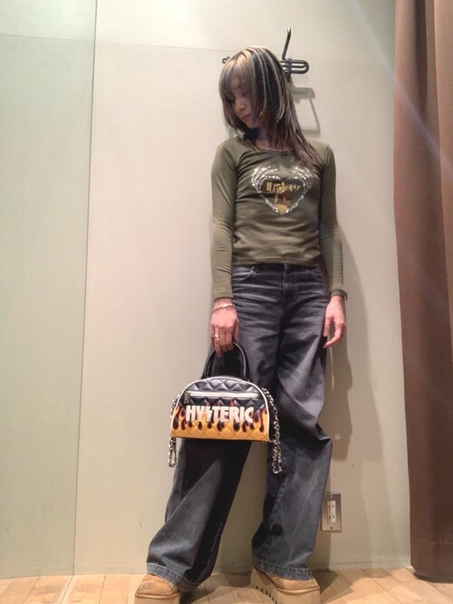 SKELETON HANDS チビTシャツ（Tシャツ/カットソー）｜HYSTERIC GLAMOUR