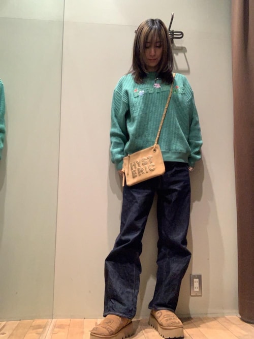 ロゴスタッズ サコッシュ（トートバッグ）｜HYSTERIC GLAMOUR