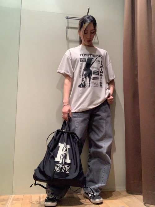 完売品✨ヒステリックグラマー 日本製 y2k ムーンガール 半袖 伸縮性 HYSTERIC GLAMOUR（ヒステリックグラマー） HYSTERIC