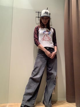 kanaさん（レディース・172cm）の夏コーディネート